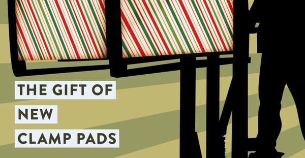 Give your Forklift the Gift of New Clamp Pads